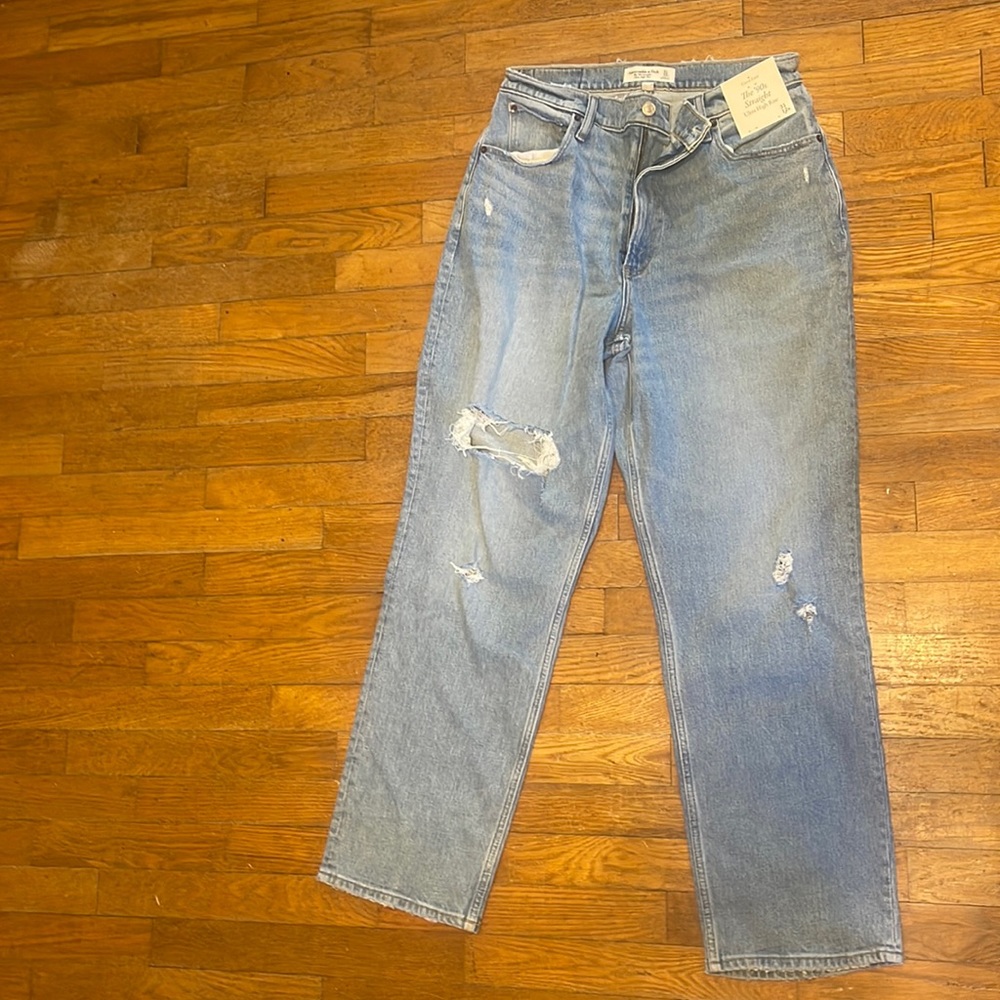 Abercrombie & Fitch Curve Love 90s Ultra High Rise